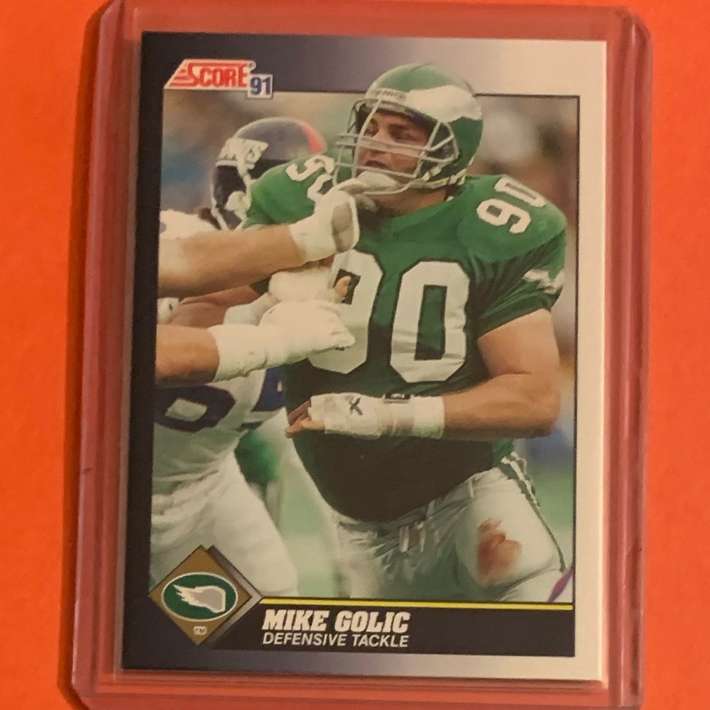 Mike Golic #519 1991 Score Football Trading Card